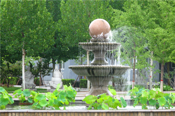 灵山宝塔陵园景观